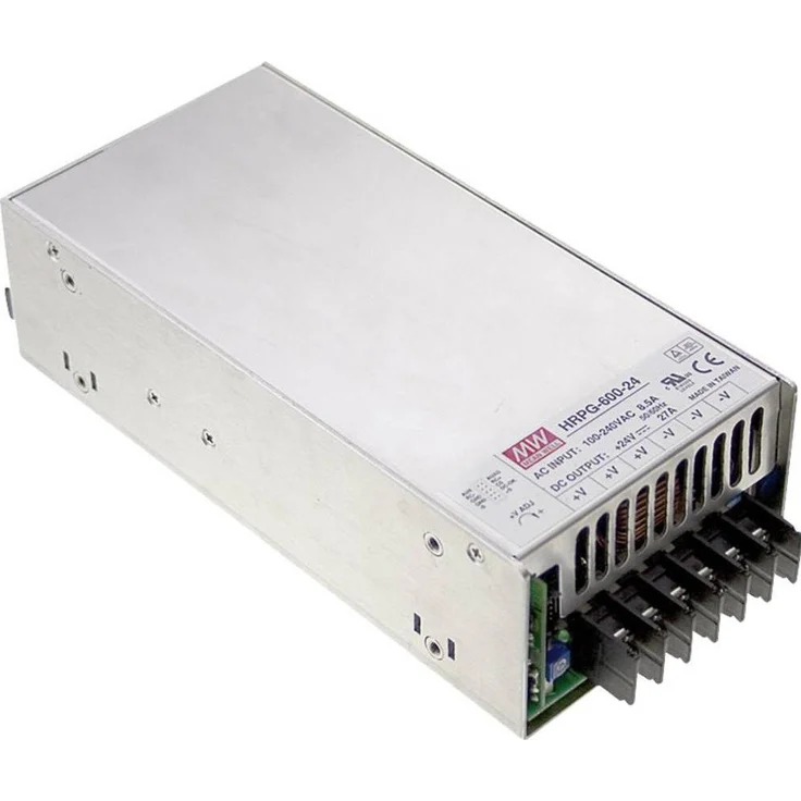 MeanWell MEAN WELL HRP-600-15, 645 W PC Netzteil, 85 - 264 V, Aktiv, 3.6 - 7.6 A, 16 ms Reaktionszeit