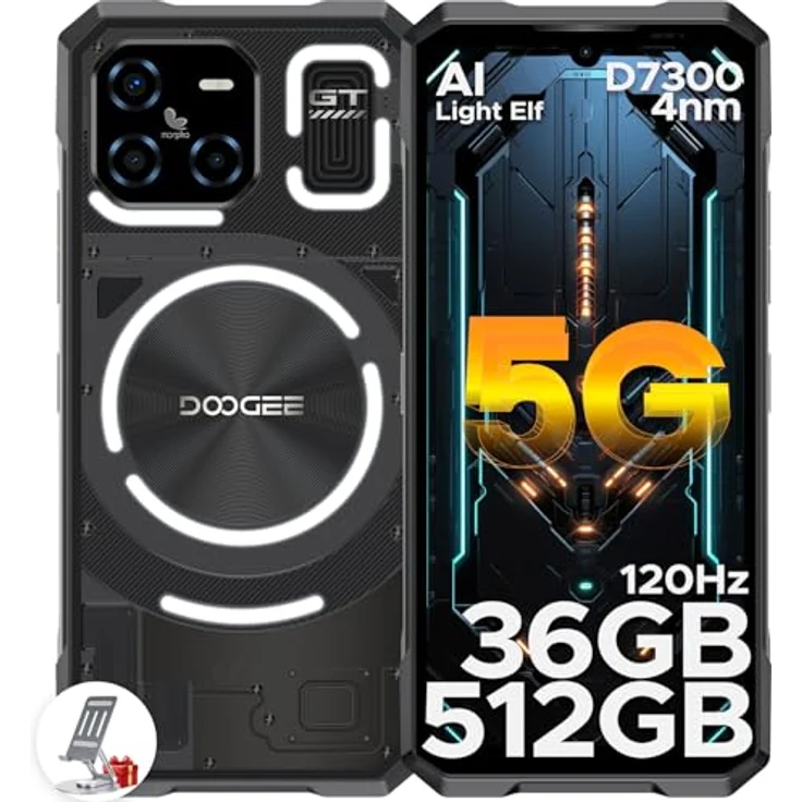 DOOGEE Blade GT Ultra 5G, Outdoor Smartphone mit 100 MP Kamera, 36 GB RAM, 512 GB ROM, 6,72 Zoll FHD+, IP68/IP69K – Bild 1