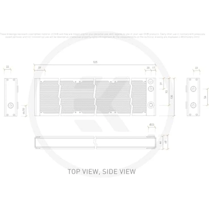 EK Water Blocks Quantum Surface P480M Radiateur - Wasserkühlung mit hoher Leistungsfähigkeit – Bild 2