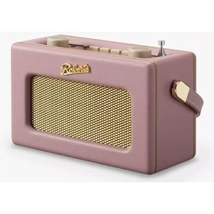 Radio Roberts Revival UNO BT – Tragbares Kompaktradio mit DAB+/FM, Bluetooth, Vintage-Design, Streaming, Aux-Eingang, Kopfhörerbuchse, Weckfunktion, 2 Jahre Garantie Altrosa – Bild 1