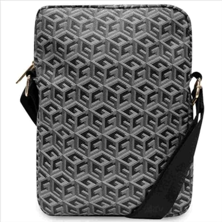 CG MOBILE Guess Tasche GUTB10HGCFSEK 10" Schwarz GCube Stripe Tablet Bag, Kunstleder, Innenmaterial: Polyester/Nylon, 27 x 20 x 5 cm – Bild 3