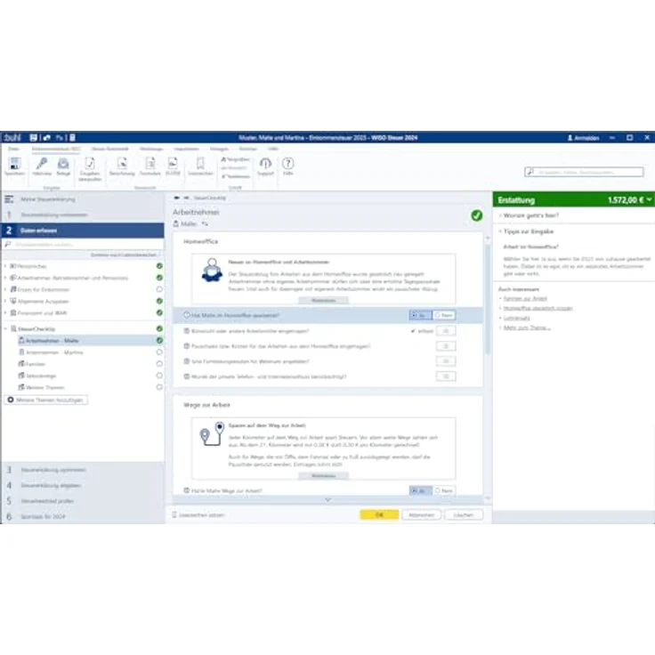 WISO Steuer 2024 (für Steuerjahr 2023), Für Windows, Mac, Smartphones und Tablets, Standardverpackung: Steuererklärung 2023 automatisch gemacht (WISO Steuer-Software) – Bild 6