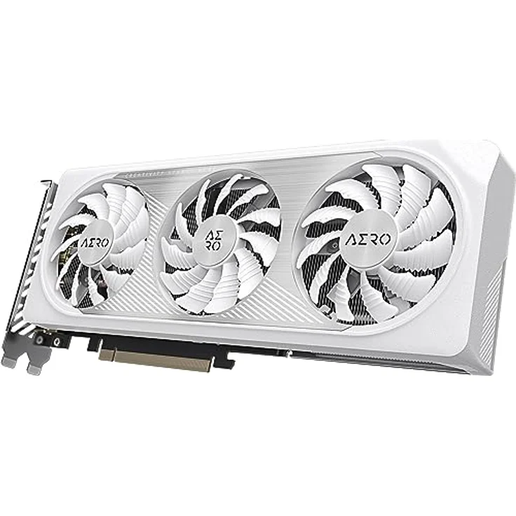 Gigabyte NVIDIA GeForce RTX 4060 AERO OC Graphics Card - 8GB GDDR6, 128-bit, PCI-E 4.0, 2550MHz Core Clock, 2x DP 1.4, 2x HDMI 2.1a, NVIDIA DLSS 3 - GV-N4060AERO OC-8GD – Bild 4