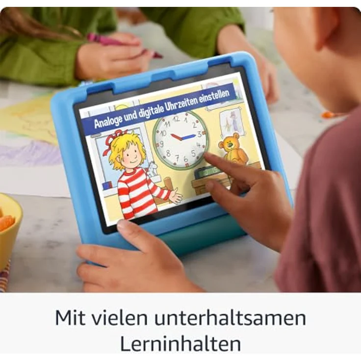 Amazon Fire HD 8 Kids-Tablet (Neueste Generation), 3 GB RAM, werbefreie Inhalte, integrierte Kindersicherung, 13 Std. Akkulaufzeit, 32 GB, blau – Bild 3