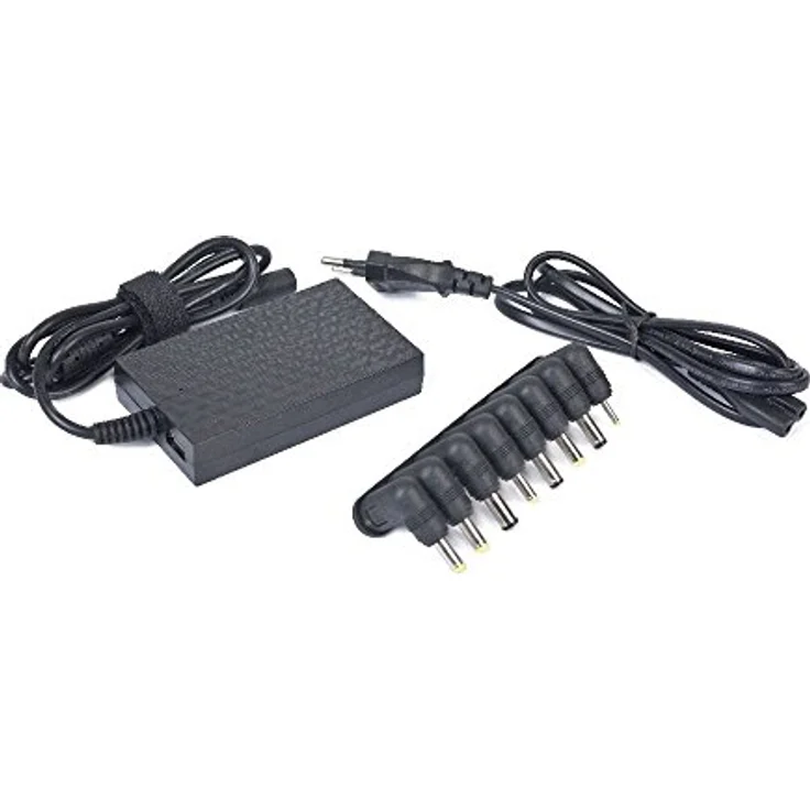 Gembird NPA-AC3, Netzteil für Notebooks, Wechselstrom 100-240 V (40 W), Schwarz, mit USB-Port und Überlade- sowie Kurzschlussschutz – Bild 1