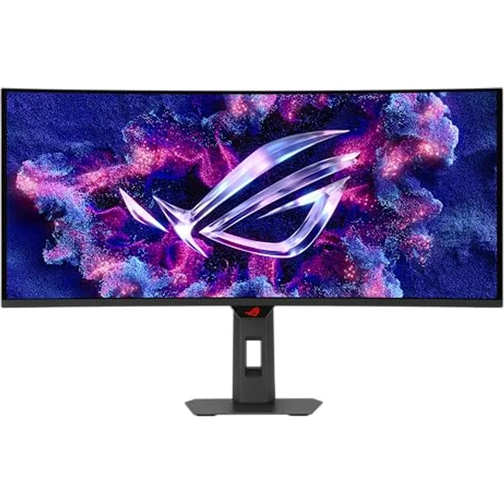 ASUS ROG Strix OLED XG34WCDMTG, 34“ Curved Gaming Monitor, 3440x1440, 240Hz, FreeSync & G-Sync kompatibel, WiFi 6, Dolby Vision & Dolby Atmos – Bild 1