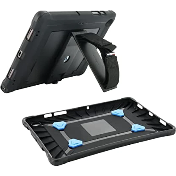 Mobilis Protech, Coque de Protection für iPad 10.9'' (10. Generation) mit 360° Handstrap und Kickstand, schwarz – Bild 1