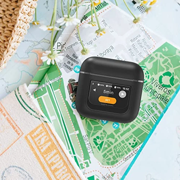 kwmobile 3X transparente Schutzfolie für JBL Tour Pro 2 - klare TPU Folie für Kopfhörer Display – Bild 4