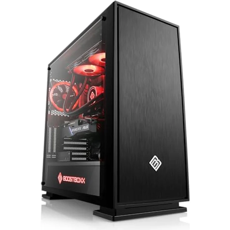 Boost Boxx Gaming PC mit Windows 11 Home, Intel Core Ultra 7 265KF 8X 3900 MHz, 2000 GB M.2 SSD, 32 GB DDR5-RAM, NVIDIA GeForce RTX 5080, ASUS Mainboard, USB 3.2, M12010H – Bild 1