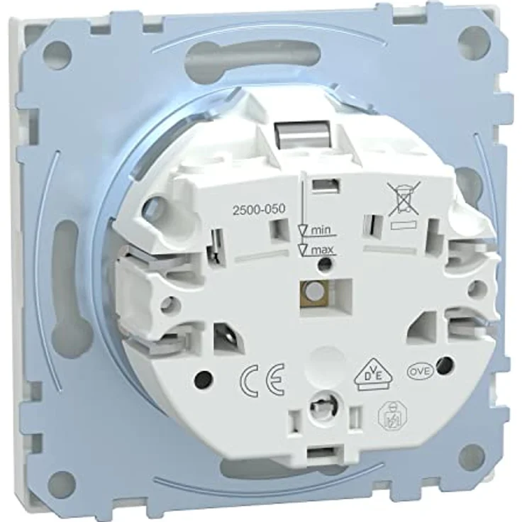 Merten System Design Steckdose MEG2301-6035, Lotosweiß glänzend, 16 A, elegante und zeitlose Bauart – Bild 4