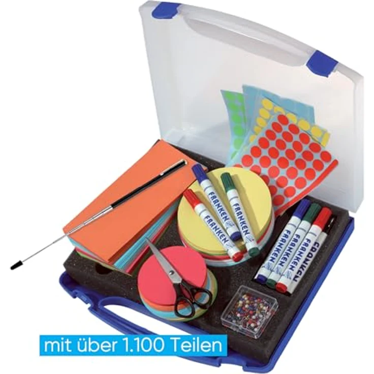 Franken Moderationskoffer UMKM Mini, Kunststoffkoffer, 1142 Teile – Bild 2
