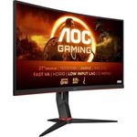 AOC Gaming C27G2Z3-27 Zoll Curved FHD Monitor, 240Hz, 1ms, Freesync Premium, HDR10, schwarz-rot