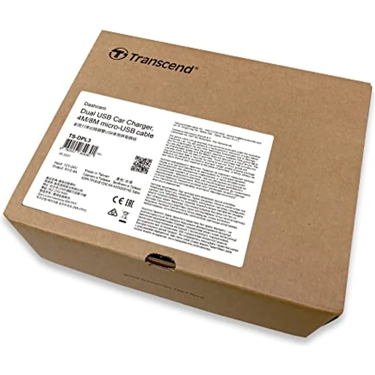 Transcend Dual USB Kfz-Ladegerät mit 8m und 4m Kabel für DrivePro Dashcams (TS-DPL3) – Bild 6