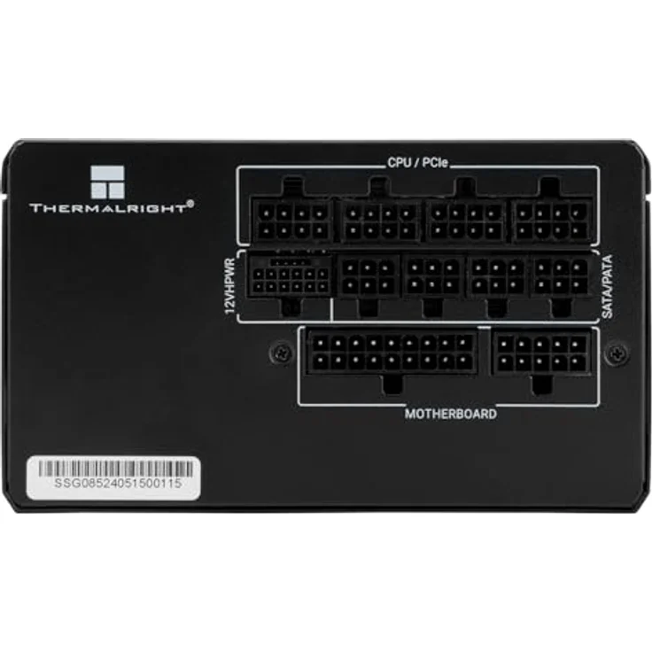 THERMALRIGHT SG850, PC-Netzteil (80+ Gold, modular, ATX 3.1, PCIe 5.1), Schwarz – Bild 3