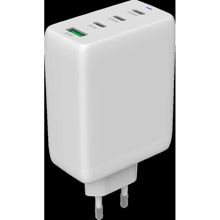 Canyon CU100ACC GaN 100W USB Ladegerät, 3x PD 1x QC, EU, Weiß