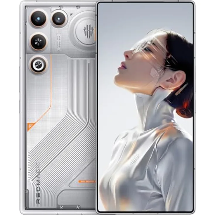 REDMAGIC 11 Air, 5G Gaming Smartphone mit 16GB RAM, 512GB ROM, Snapdragon 8 Elite, 6.85" OLED FHD+ Display, 50MP Kamera, Orange