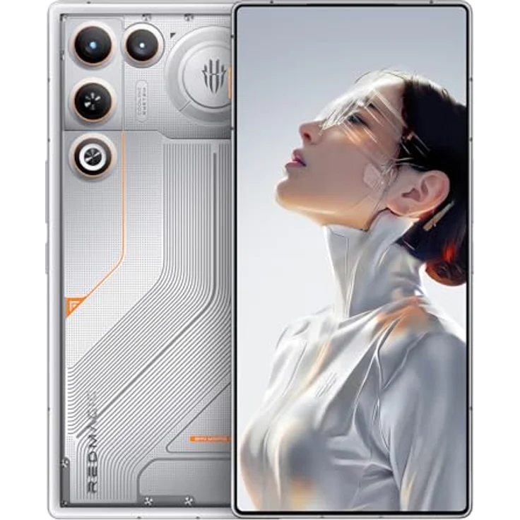 REDMAGIC 11 Air, 5G Gaming Smartphone mit 16GB RAM, 512GB ROM, Snapdragon 8 Elite, 6.85" OLED FHD+ Display, 50MP Kamera, Orange – Bild 1