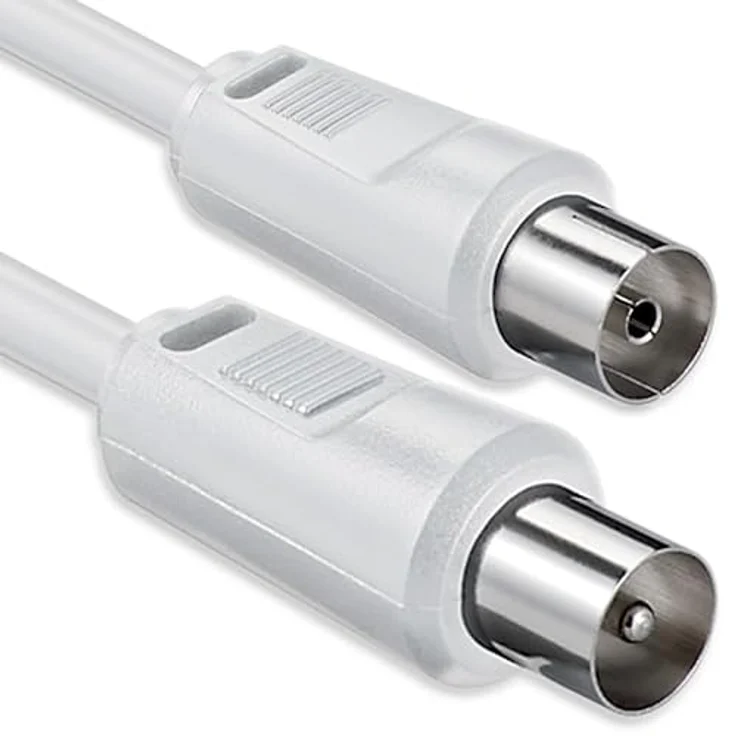1aTTack BK 250 Koaxial Anschluss-Kabel 2,5m weiß – Bild 2