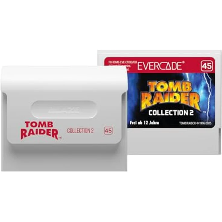 Blaze Evercade Tomb Raider Collection 2 Cartridge, Giga Cart mit The Last Revelation und Tomb Raider Chronicles, kompatibel mit Evercade-Geräten – Bild 2