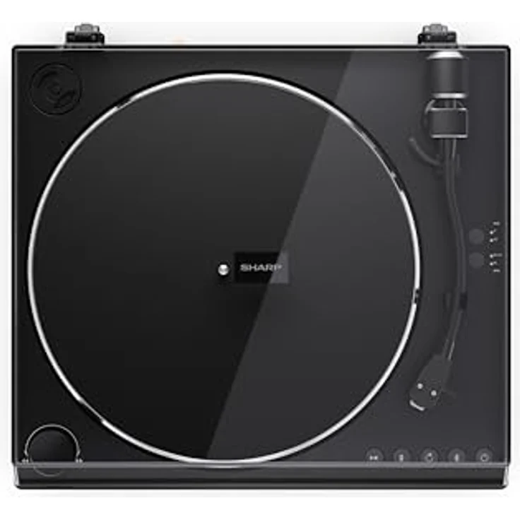 Sharp RP-TT100, Automatischer Plattenspieler mit Bluetooth 5.4 und USB-C Ausgang, mattschwarz – Bild 6