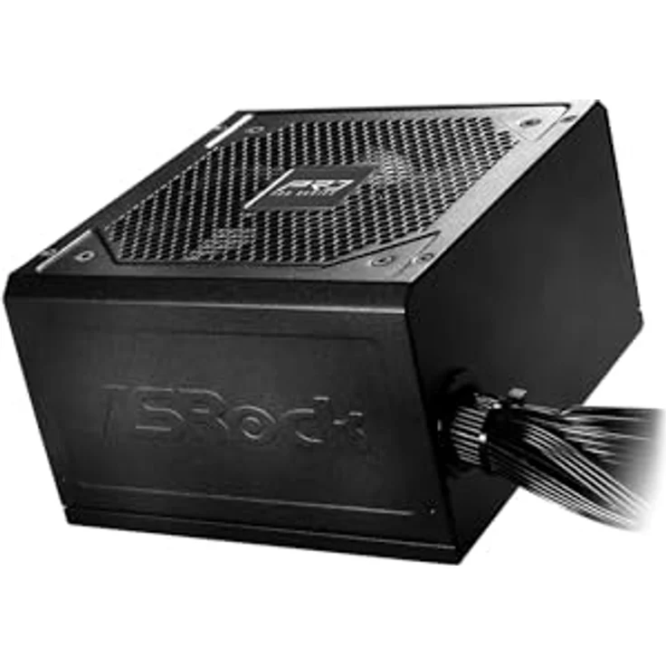 AsRock Pro Series PRO-650B, 650W ATX Netzteil mit 80 PLUS Bronze-Zertifizierung und 120 mm Lüfter, Schwarz – Bild 4