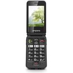 Emporia emporiaJOY-LTE, Seniorenhandy Klapphandy ohne Vertrag mit Notruftaste, 2,8-Zoll-Display, Rot