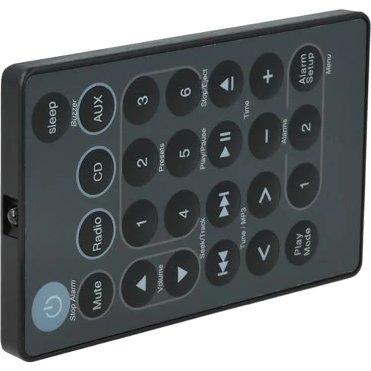 vhbw Fernbedienung für Bose Wave Music System III AWRCC3, AWRCC2, AWRCC1, ergonomisch, vorprogrammiert, voller Funktionsumfang – Bild 1