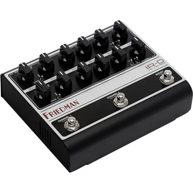 Friedman IR-D Vorverstärker, 100% analoger E-Gitarren Vorverstärker mit 2 Kanälen, MIDI-Steuerung und 13 Impulsantworten – Bild 2