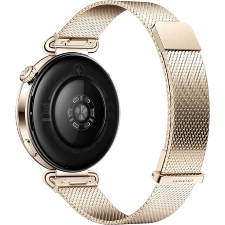 Huawei Watch GT 6, 41mm Smartwatch in Gold mit goldenem Armband – Bild 4