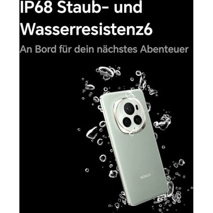 HONOR Magic6 Pro Smartphone 5G, 12 GB + 512 GB Handy, 6,80-Zoll, 120 Hz, 50-MP-Dreifachkamera, 180-MP-Teleobjektivkamera, Qualcomm Snapdragon 8 Gen 3, 5600 mAh, IP68, dual- SIM (Grün) – Bild 5