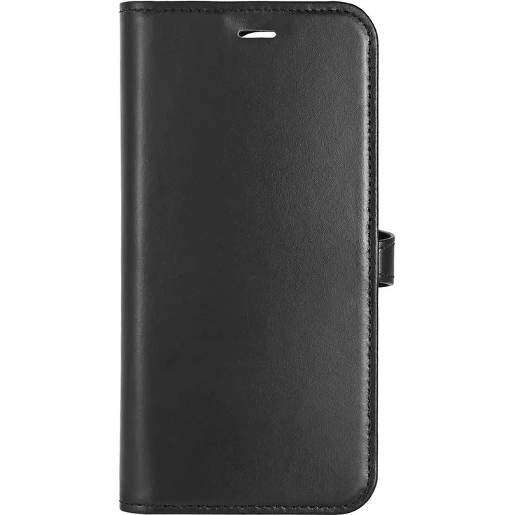 Buffalo 2in1 Leder Hülle MagSeries für iPhone 16 Pro, Schwarz, mit 3 Kartenfächern