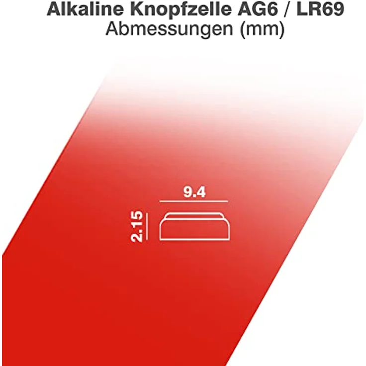 Camelion 12051006 Alkaline Knopfzellen ohne Quecksilber AG6-LR69-LR921-371-1,5 Volt, 10er-Pack – Bild 5