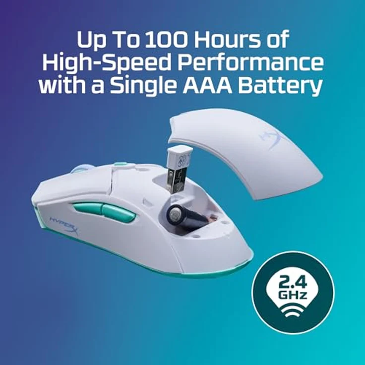 HyperX Pulsefire Haste Core 2 Black Wrls. Maus, 12.000 DPI, leichte Konstruktion – Bild 4