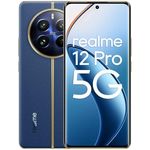 realme 12 Pro 5G Smartphone, 8+256GB, Sony Portrait Camera 2X Optical Zoom, IMX882 OIS Camera, 6.7 inch 120Hz Curved Vision Display, 67W SUPERVOOC Charge, 5000mAh Massive Battery, Blue