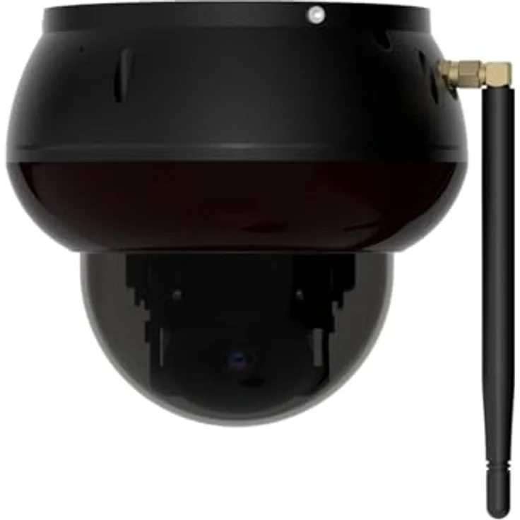 Foscam D8T, 4K 8 MP WLAN Dome Überwachungskamera mit motorisierter PTZ-Funktion, KI-Personen- und Fahrzeugerkennung, IK10 Vandalismusschutz, WiFi 6, schwarz – Bild 3