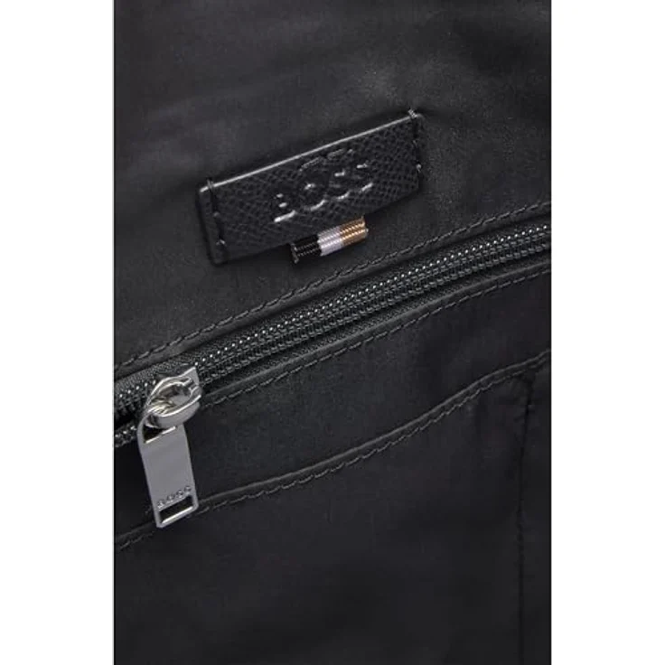 Boss Daxter Aktentasche, Leder 38 cm mit Laptopfach, schwarz – Bild 6