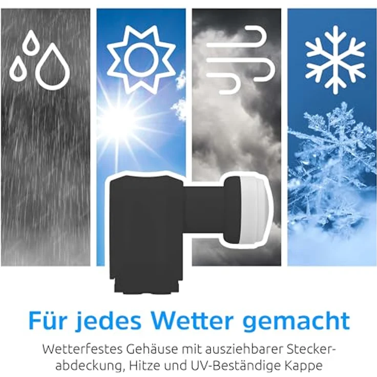 TECHNISAT 0000/8380 Universal-Quattro-LNB 40mm (0000/8380) – Bild 2