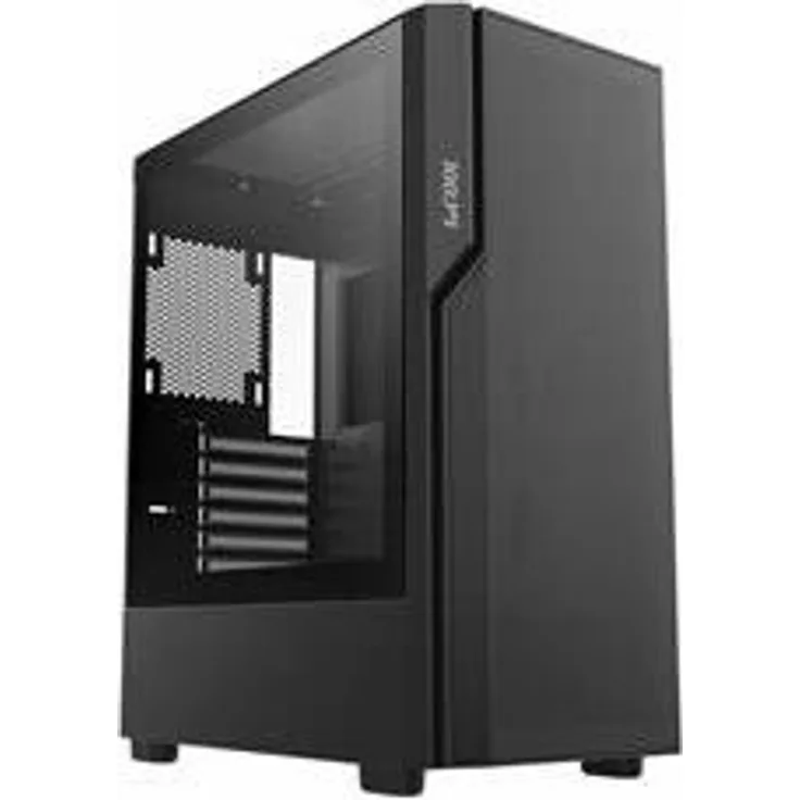 Kingston 1stCOOL GAMER 5, ATX PC-Gehäuse mit gehärteter Glas-Seitenwand, 4x USB (USB3.0 & USB-C), schwarz
