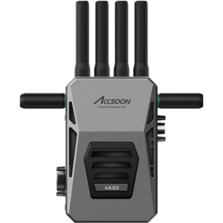 Accsoon CineView Master 4K Receiver, Drahtloser RX-Videoempfänger mit HDMI, SDI, 25 ms Latenz, Reichweite bis 2,5 km – Bild 4