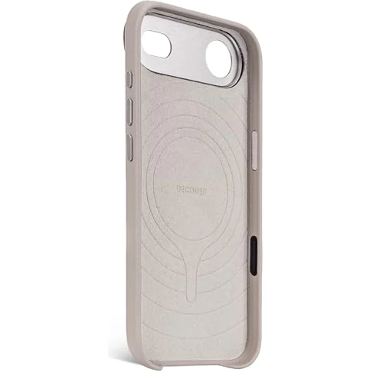 Decoded Lederhülle für iPhone 17 Air, Premium ECCO Leder, MagSafe Kompatibel, Vollständiger Kameraschutz, Metalltasten, Stoßfest und Kratzfest, Beige – Bild 5
