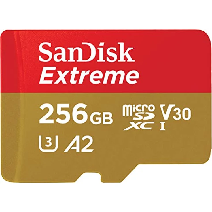 Sandisk microSDXC Extreme Speicherkarte (256 GB, V30/U3) – Bild 1