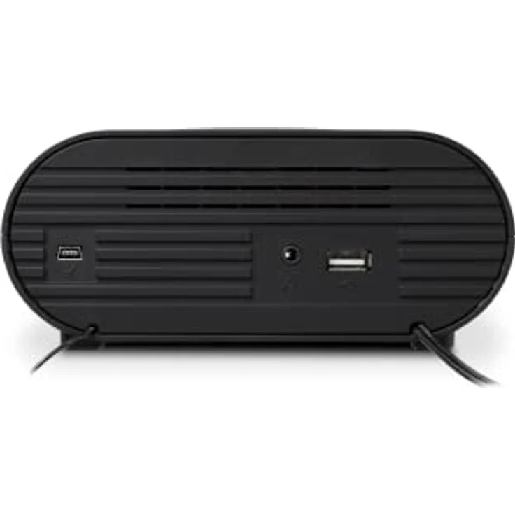 Roberts Ortus Charge Radio Wecker Dab+/FM/Bluetooth mit Qi Ladegerät, Schwarz - Radiowecker mit großem Display, dualen Alarmen und kabellosem Telefonladegerät – Bild 3