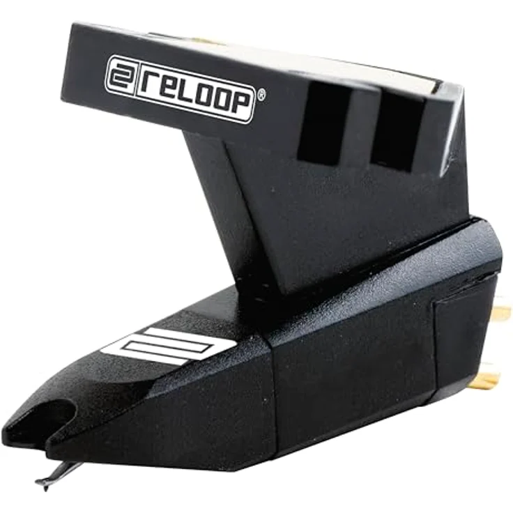 Reloop OM BK, Ersatznadel Black - Allround Tonabnehmersystem, sphärischer Nadelschliff, schwarz – Bild 3