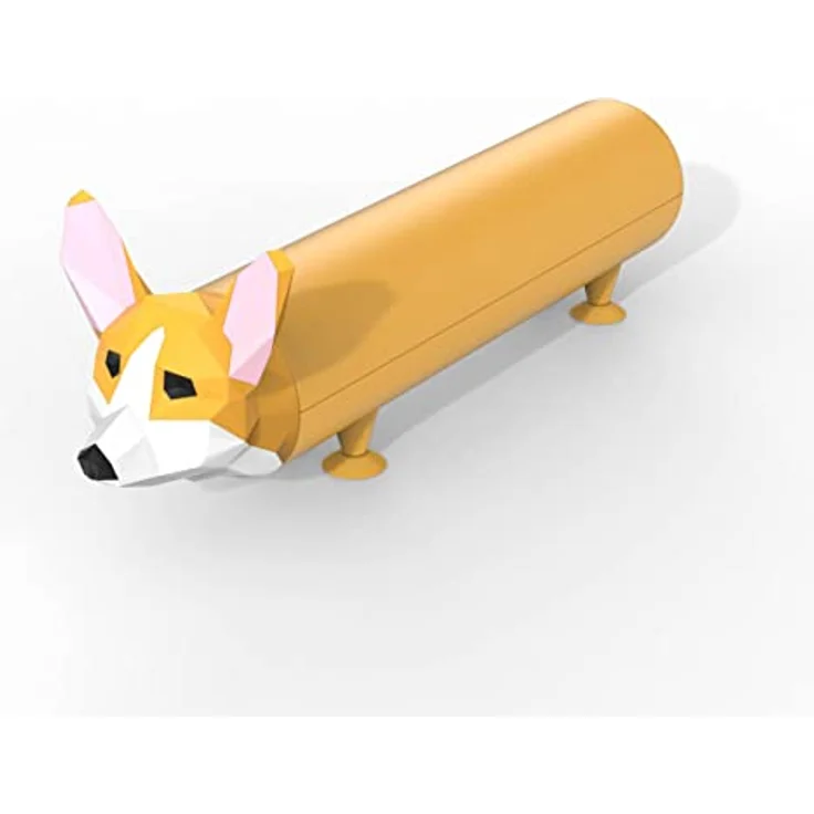 Powerbank Power Pet - Externer Akku für Smartphones - Laden mit 4800 mAh - Ladegerät für 2 Handyakkus - Portable Akkubank mit Soft Touch - 2A Schnelladefunktion - Externe Power Bank Corgi - Mob – Bild 1