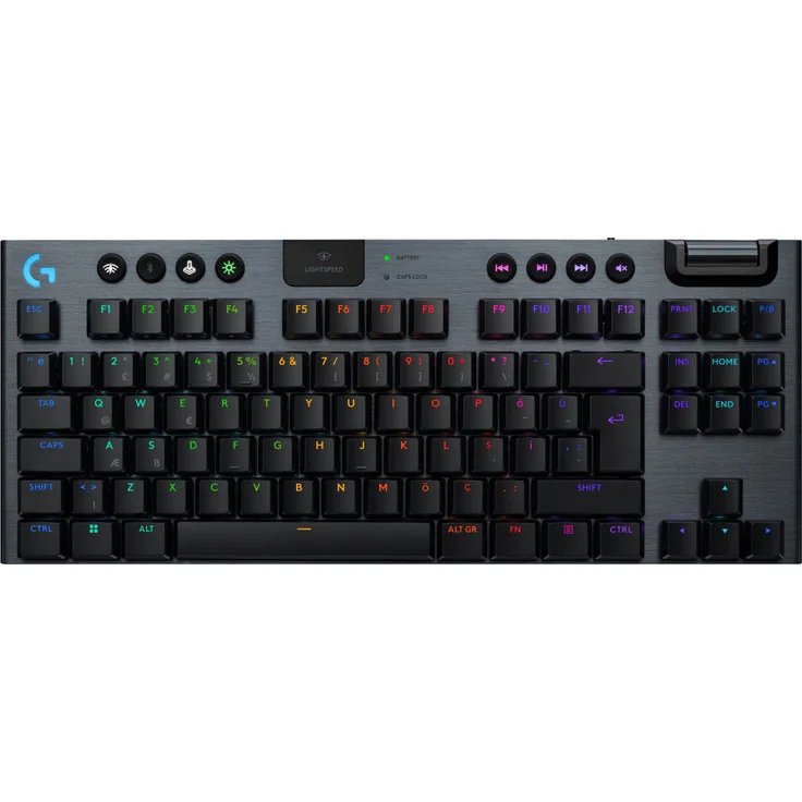 Logitech G915 X LIGHTSPEED TKL Gaming-Tastatur, taktil, US INTL - LIGHTSYNC RGB, Tri-Mode-Konnektivität – Bild 1