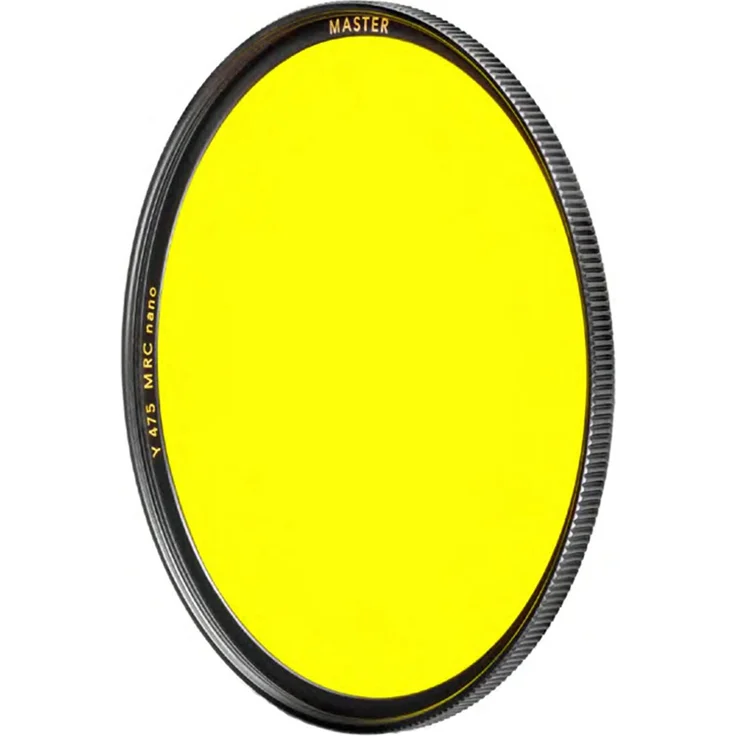 B+W 475 GELB FILTER MRC nano MASTER, Professioneller Gelbfilter mit Nanobeschichtung, 67mm