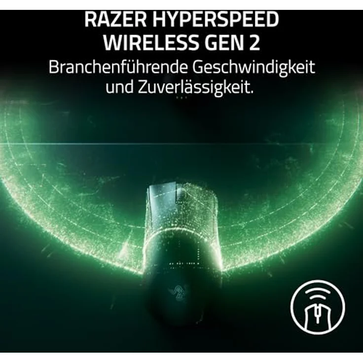 Razer DeathAdder V4 Pro, Ultraleichte kabellose ergonomische E-Sport Maus mit 57g, 2,4 GHz Hyperspeed, Focus Pro 45K Sensor, 8K Hz Polling, Mouse Switches Gen-4 | Weiß – Bild 3