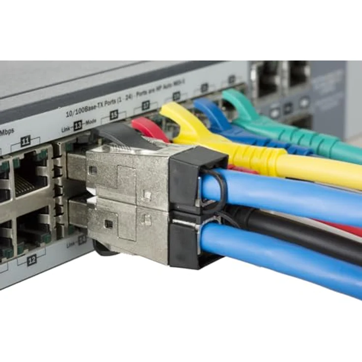 MetzConnect Modularstecker RJ45, feldkonfektionierbar, Cat.8.1 Klasse 1 bis 2000 MHz ISO/IEC, Kabelabgang gerade – Bild 3