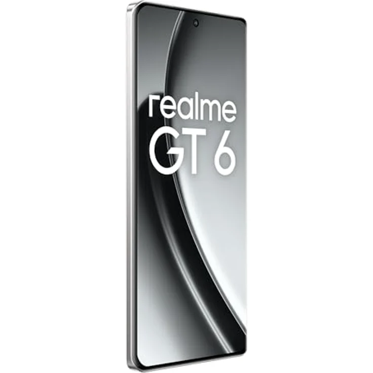 realme GT6 Smartphone 5G 8+256 GB, Snapdragon 8s Gen 3 Chipset, 6000nit Ultra Bright Display, Sony LYT-808 OIS Camera, 120W SUPERVOOC Charge, 5500mAh Massive Battery, Fluid Silver – Bild 4