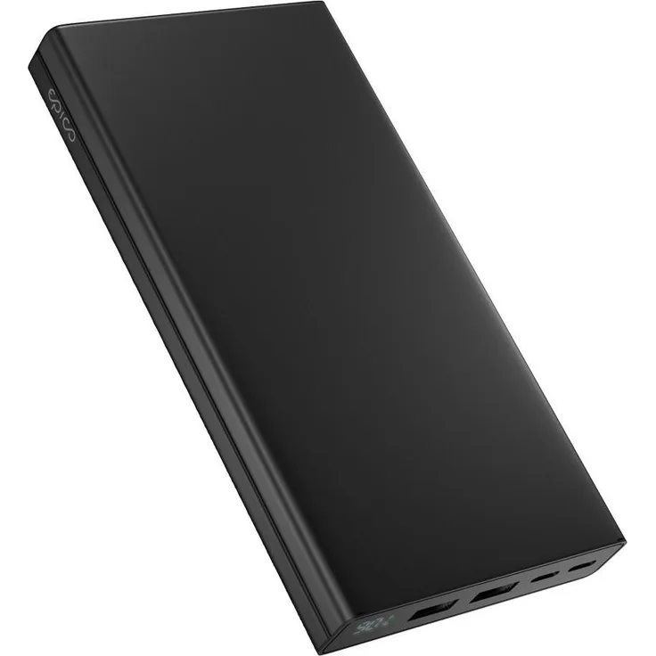 Epico UltraPack EP29 Power Bank, 30000 mAh, 45W USB-C, mehrere Ausgänge, robustes Aluminiumgehäuse, Schwarz